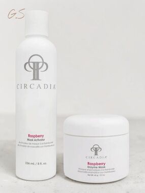 Circadia Raspberry Enzyme Mask (2.3ox) & Activator (8oz)/ Mask Powder exp 11/28!